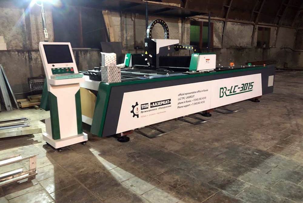 Станок для лазерной резки металла BR-LC 3015 3000W с труборезом